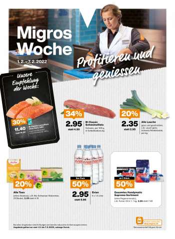Prospekte Migros - 1.2.2022 - 7.2.2022.