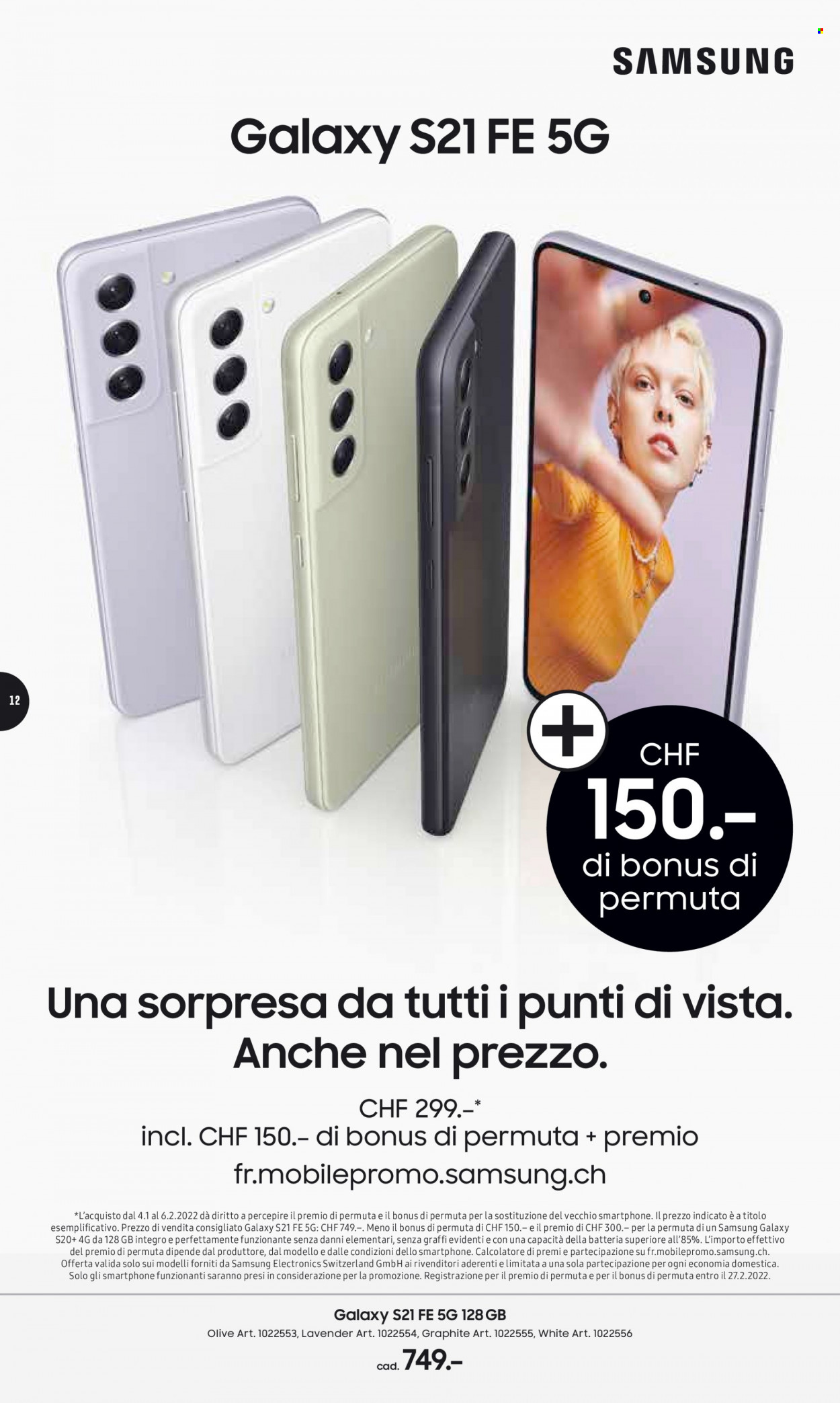 Catalogue Interdiscount - 31.1.2022 - 6.2.2022. Page 12