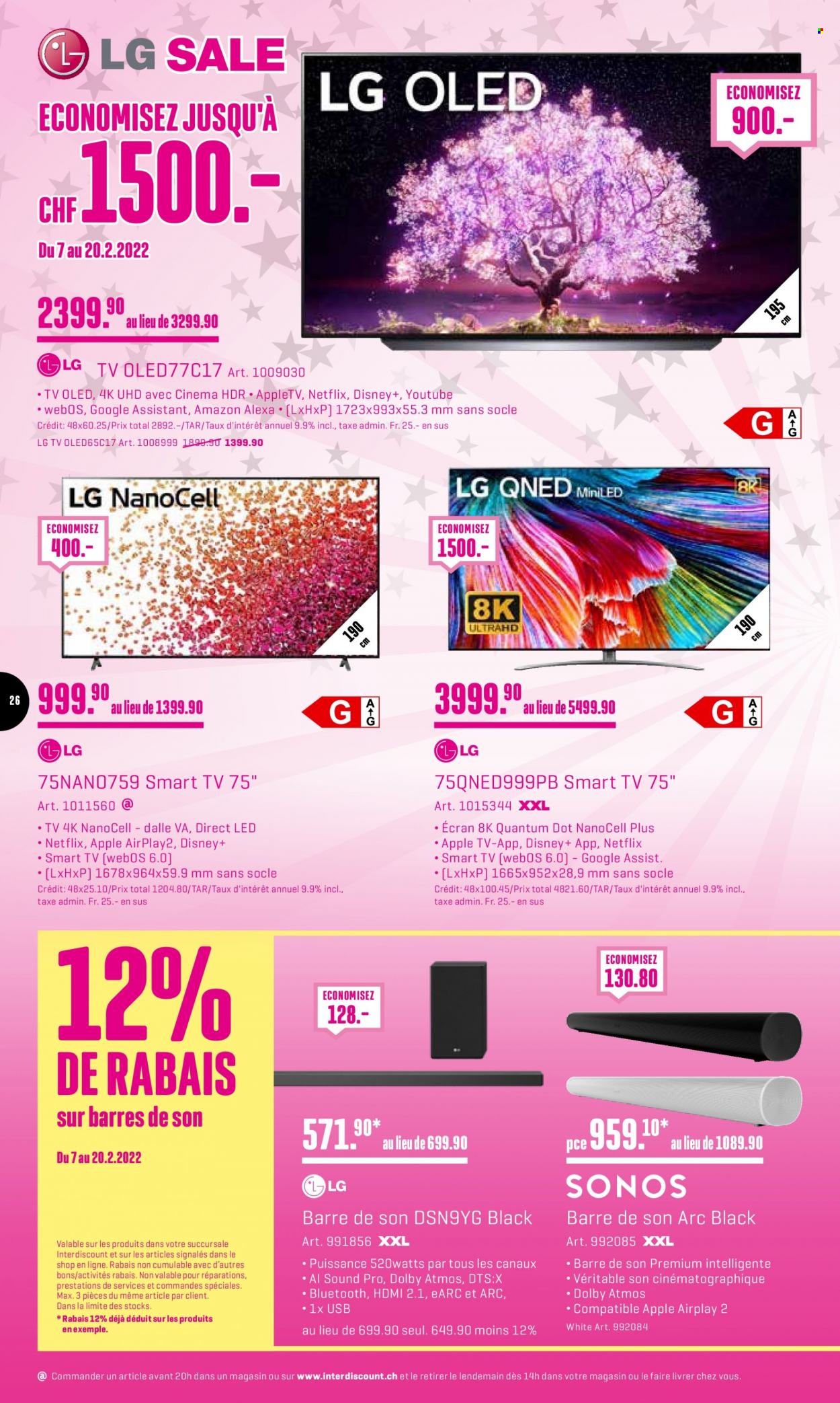 Volantino Interdiscount - 7.2.2022 - 20.2.2022. Pagina 26