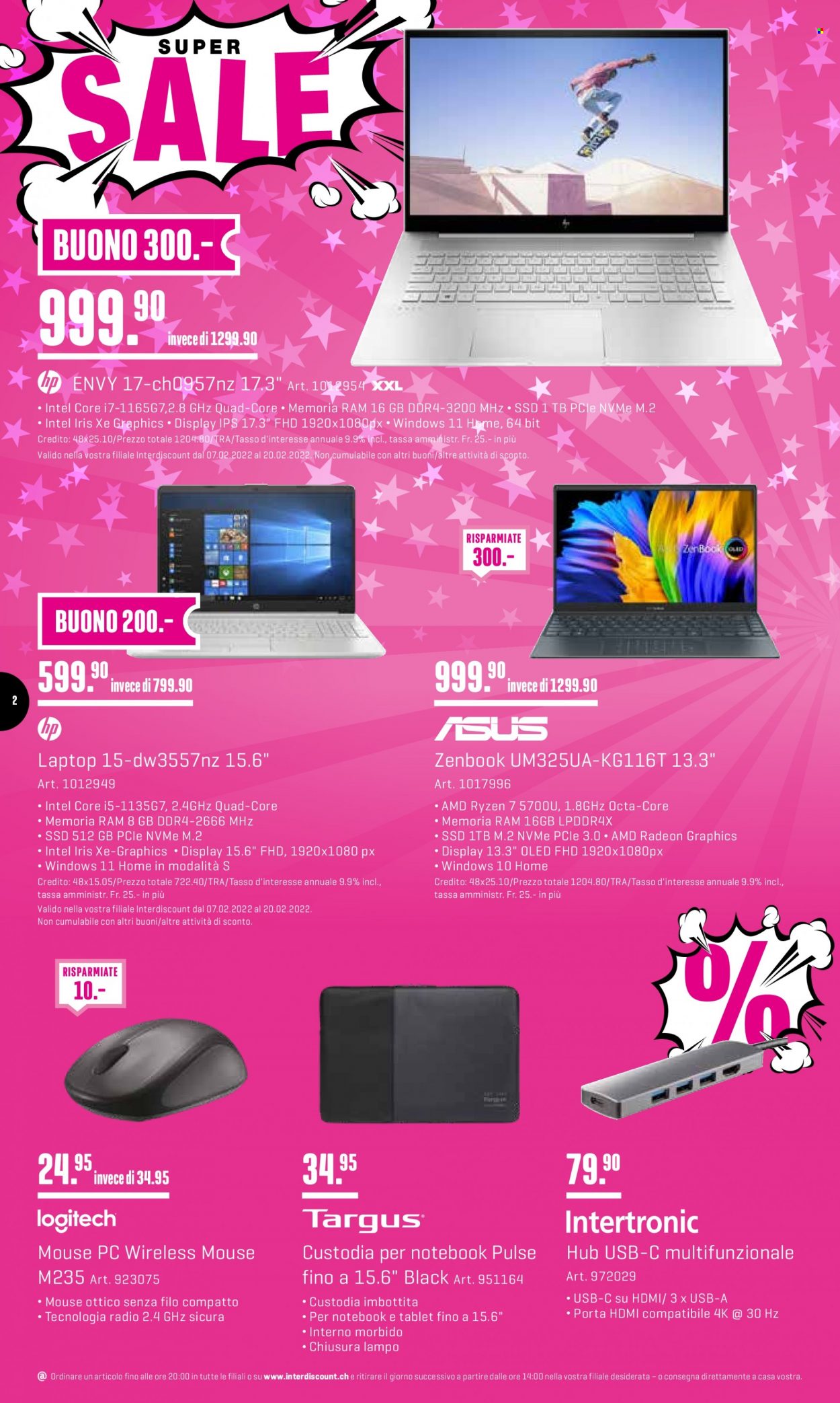 Volantino Interdiscount - 7.2.2022 - 20.2.2022. Pagina 2