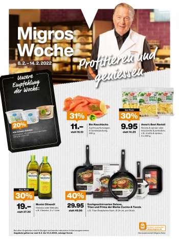 Prospekte Migros - 8.2.2022 - 14.2.2022.