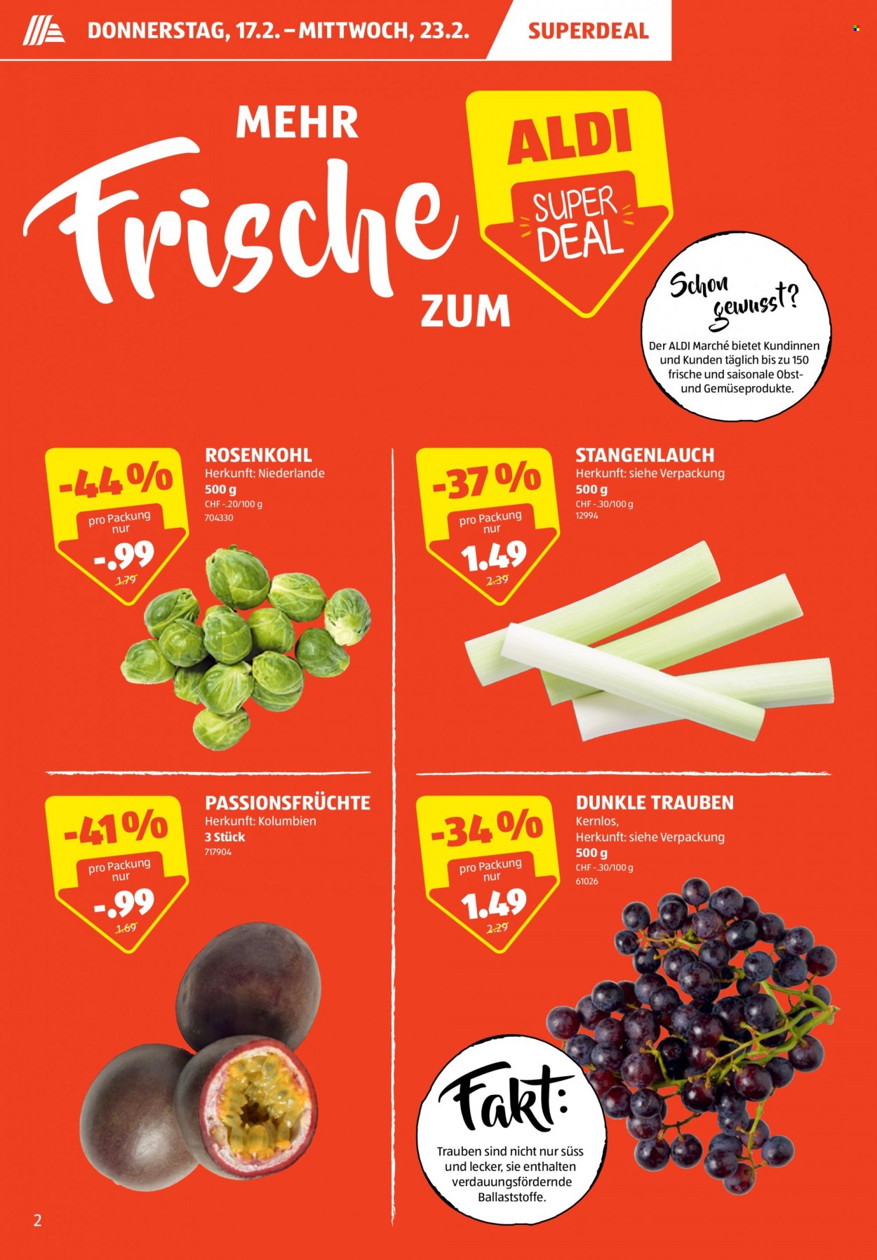 Catalogue Aldi - 17.2.2022 - 23.2.2022. Page 2