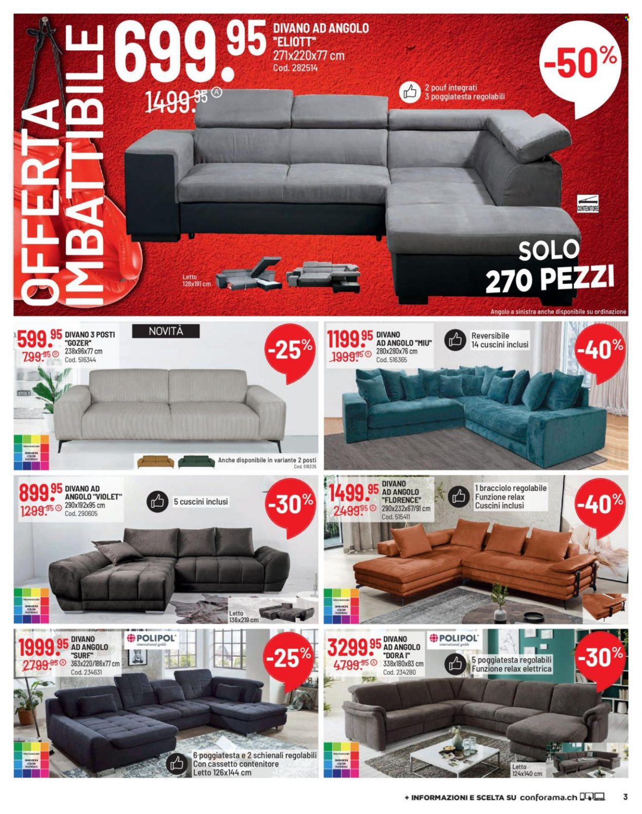 Volantino Conforama - 8.2.2022 - 21.2.2022. Pagina 3