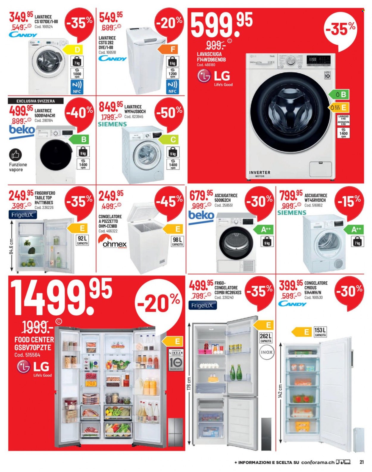 Volantino Conforama - 8.2.2022 - 21.2.2022. Pagina 21