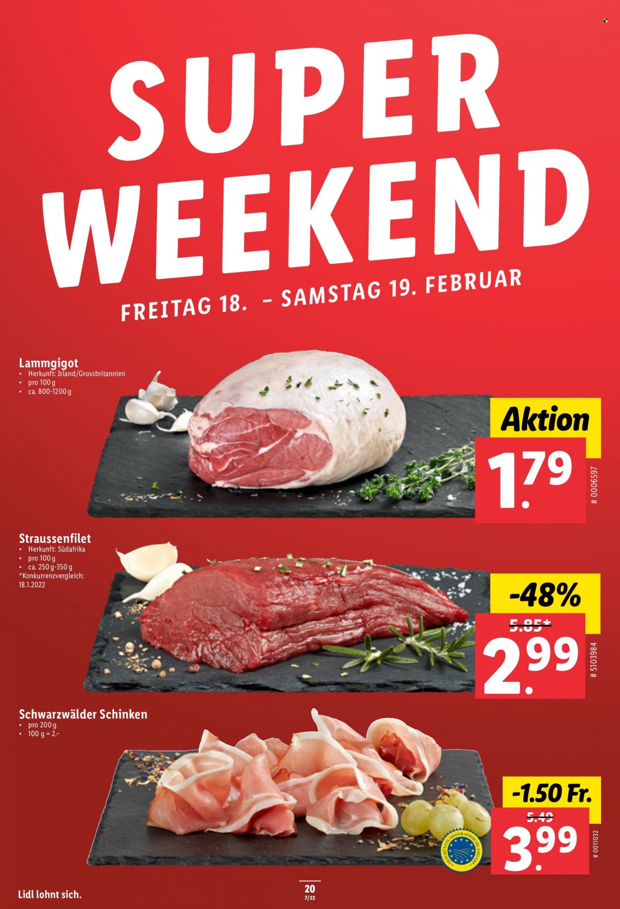 Prospekt Lidl - 17.2.2022 - 23.2.2022. Seite 20