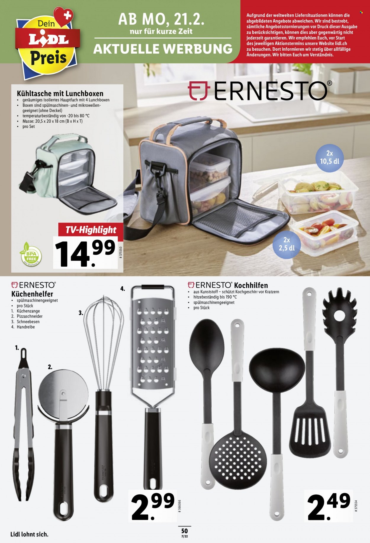 Prospekt Lidl - 17.2.2022 - 23.2.2022. Seite 50