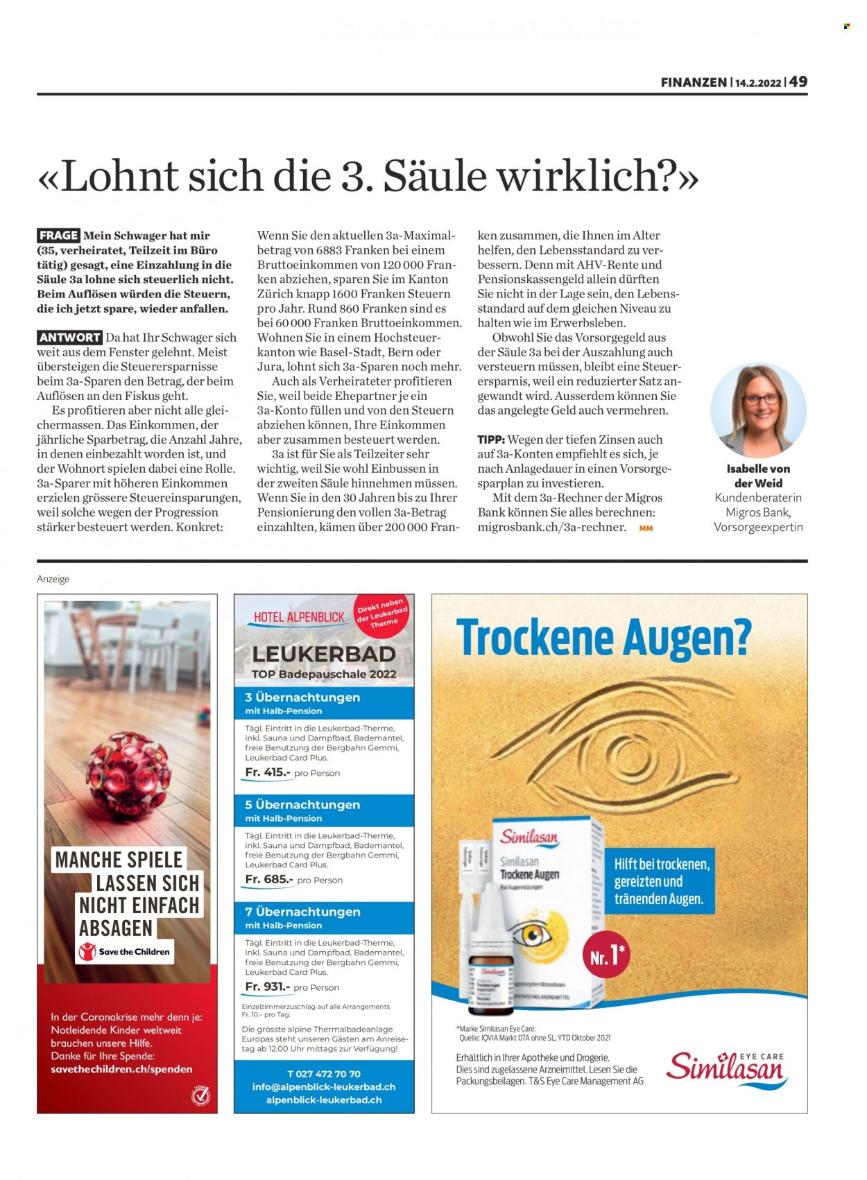 Catalogue Migros - 14.2.2022 - 20.2.2022. Page 49