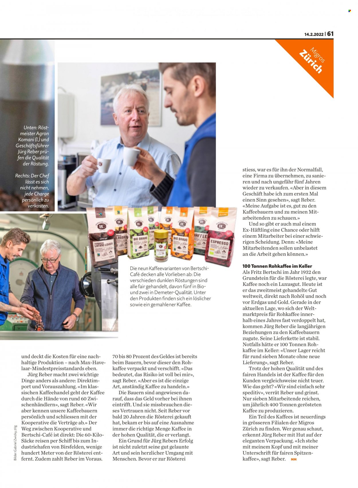 Catalogue Migros - 14.2.2022 - 20.2.2022. Page 61