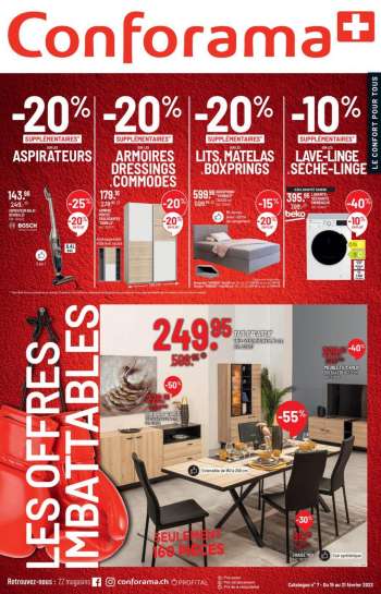 Catalogue Conforama - 15.2.2022 - 21.2.2022.