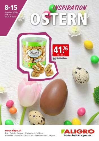 Catalogue ALIGRO - 16.2.2022 - 16.4.2022.