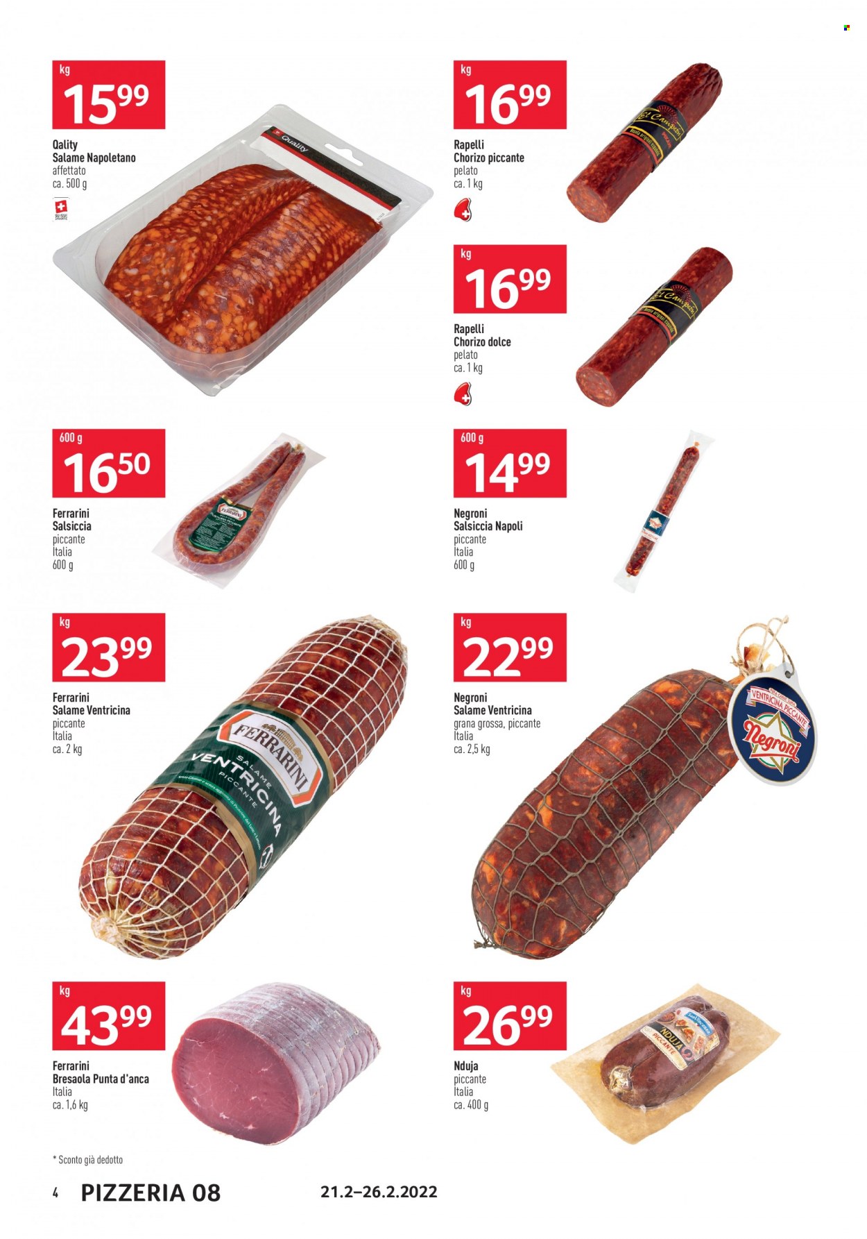 Volantino Prodega - 21.2.2022 - 26.2.2022. Pagina 4