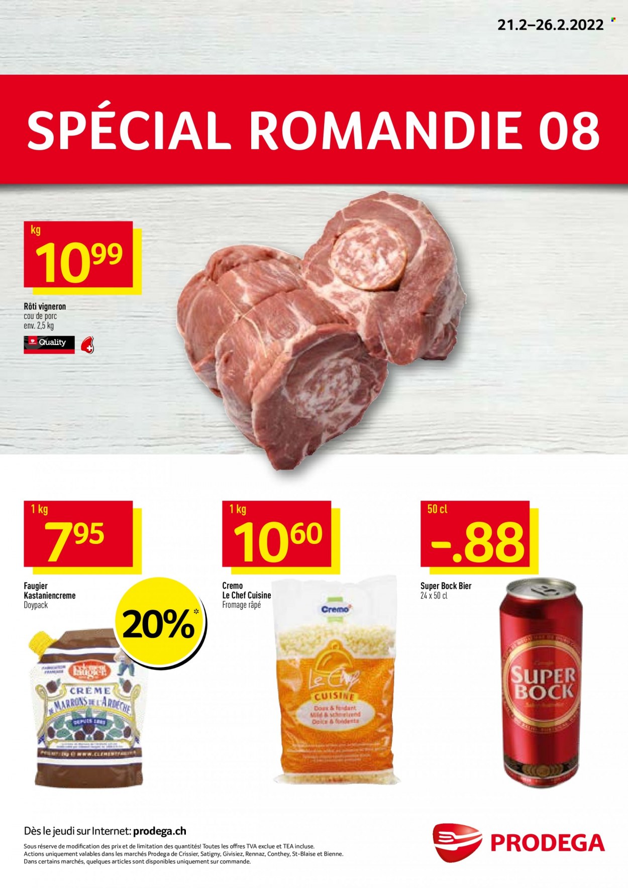 Volantino Prodega - 21.2.2022 - 26.2.2022. Pagina 1