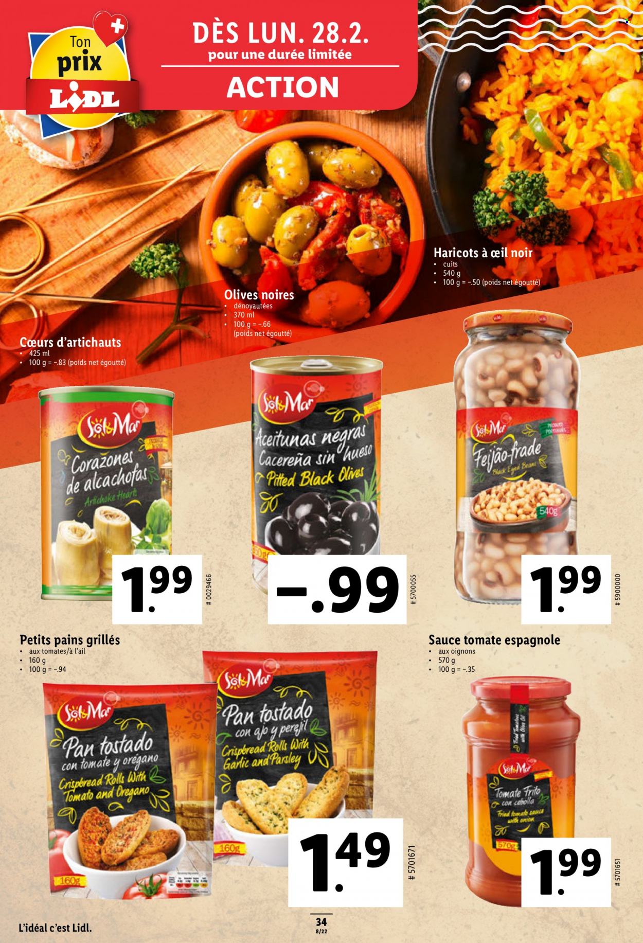 Prospekt Lidl - 24.2.2022 - 2.3.2022. Seite 34