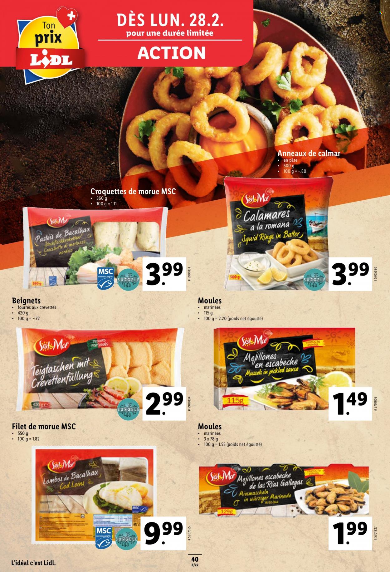 Prospekt Lidl - 24.2.2022 - 2.3.2022. Seite 40