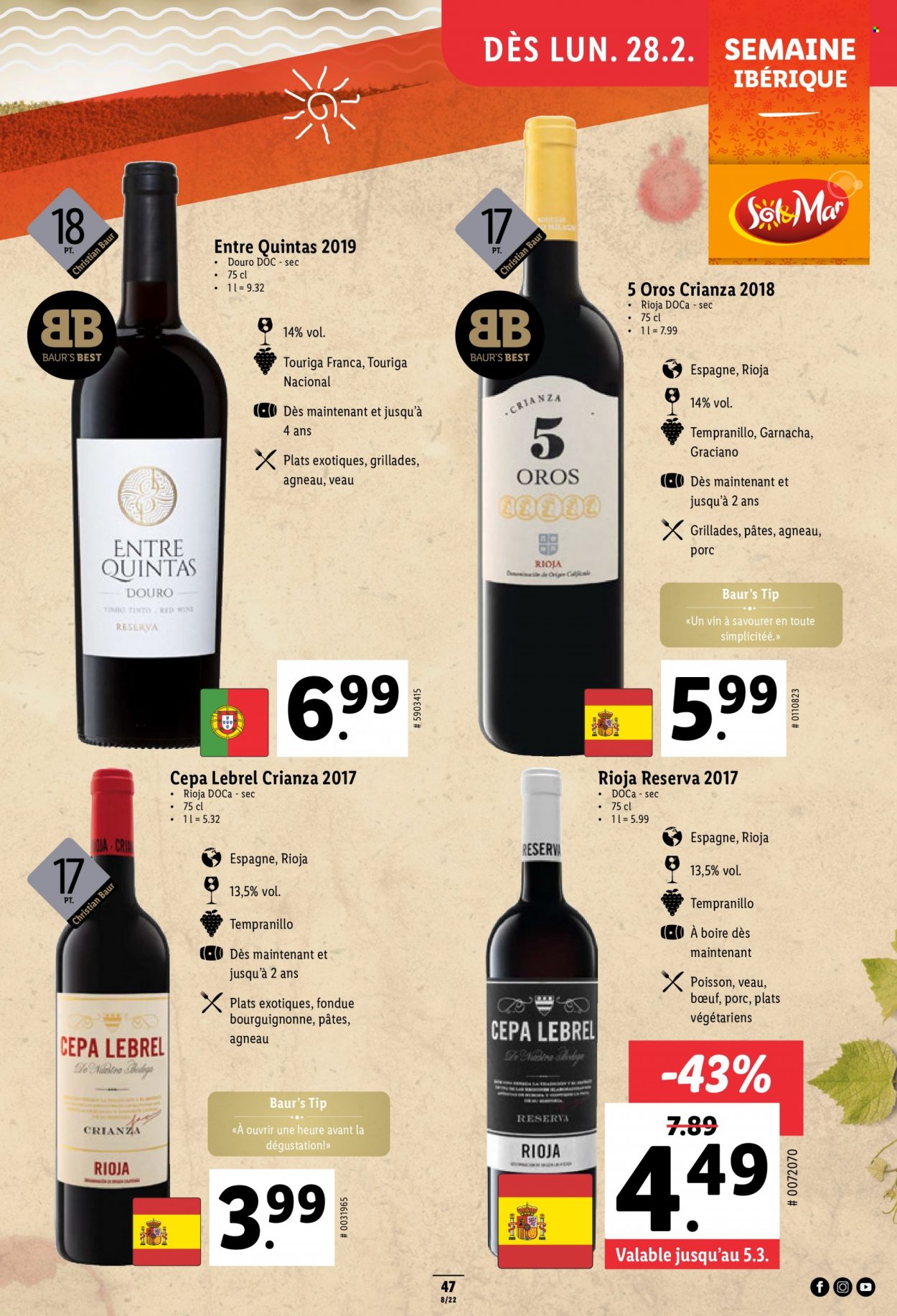 Prospekt Lidl - 24.2.2022 - 2.3.2022. Seite 47