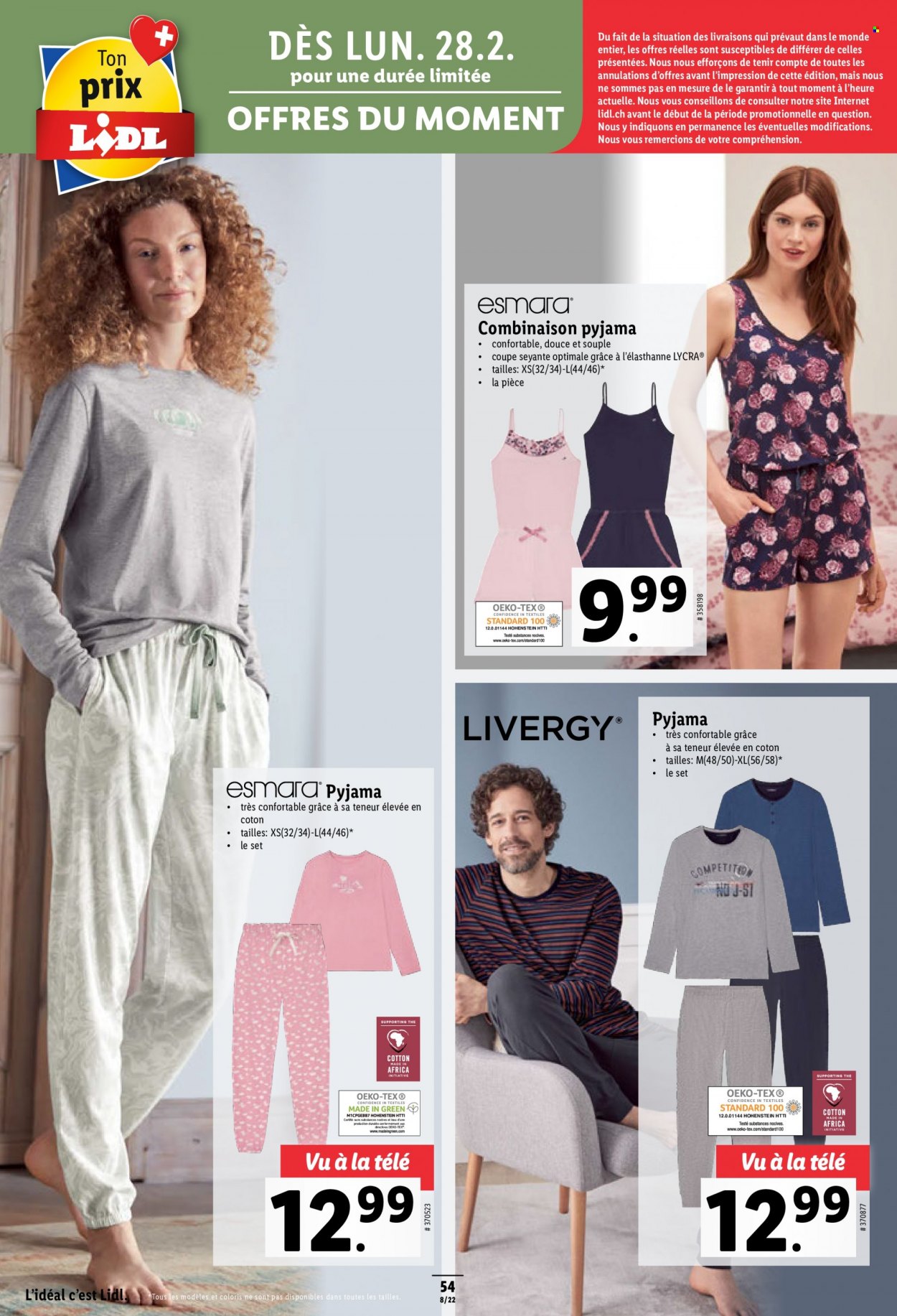 Prospekt Lidl - 24.2.2022 - 2.3.2022. Seite 54