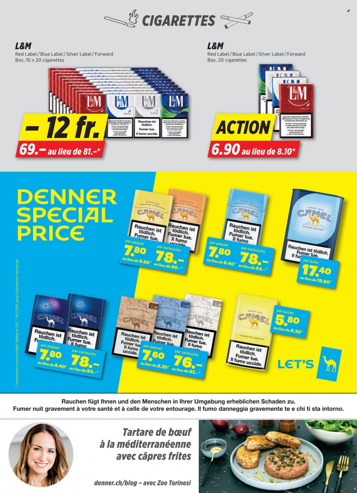 Prospekt Denner - 22.2.2022 - 28.2.2022. Seite 23