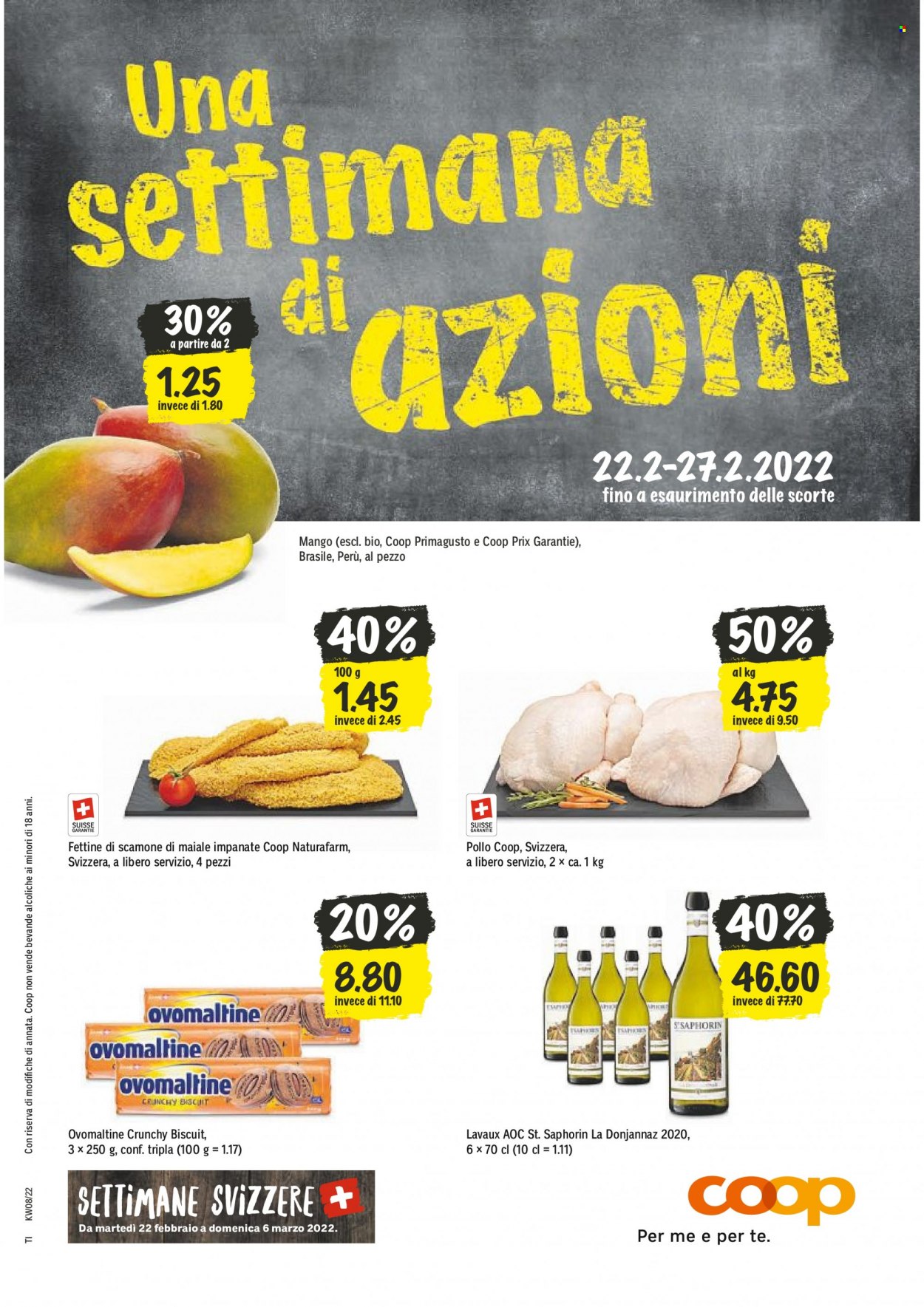 Volantino Coop - 22.2.2022 - 27.2.2022. Pagina 1