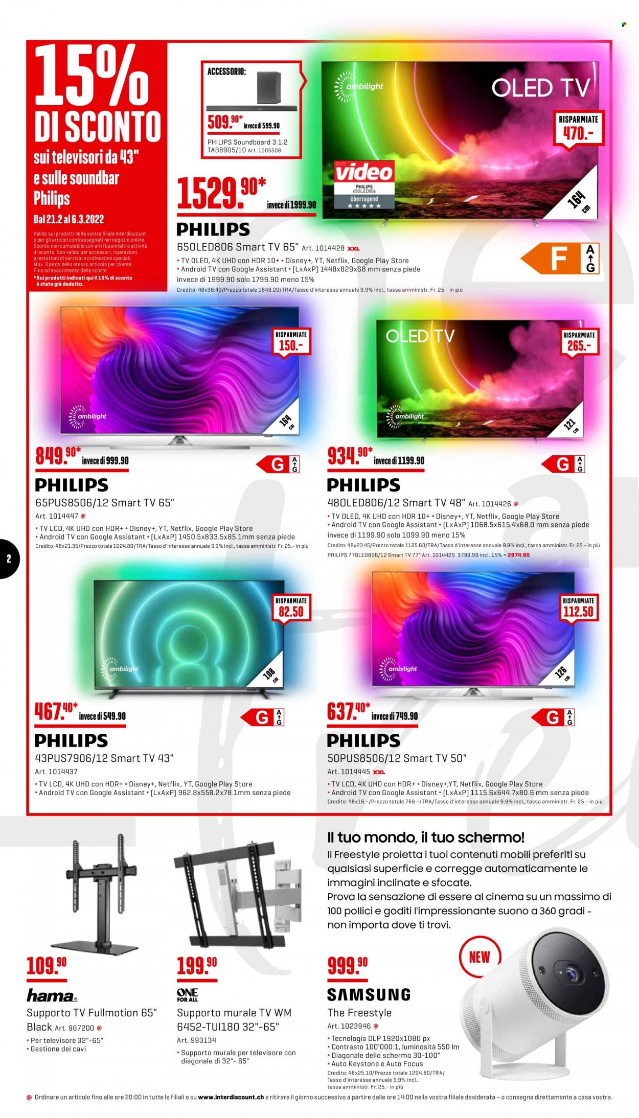 Volantino Interdiscount - 21.2.2022 - 6.3.2022. Pagina 2