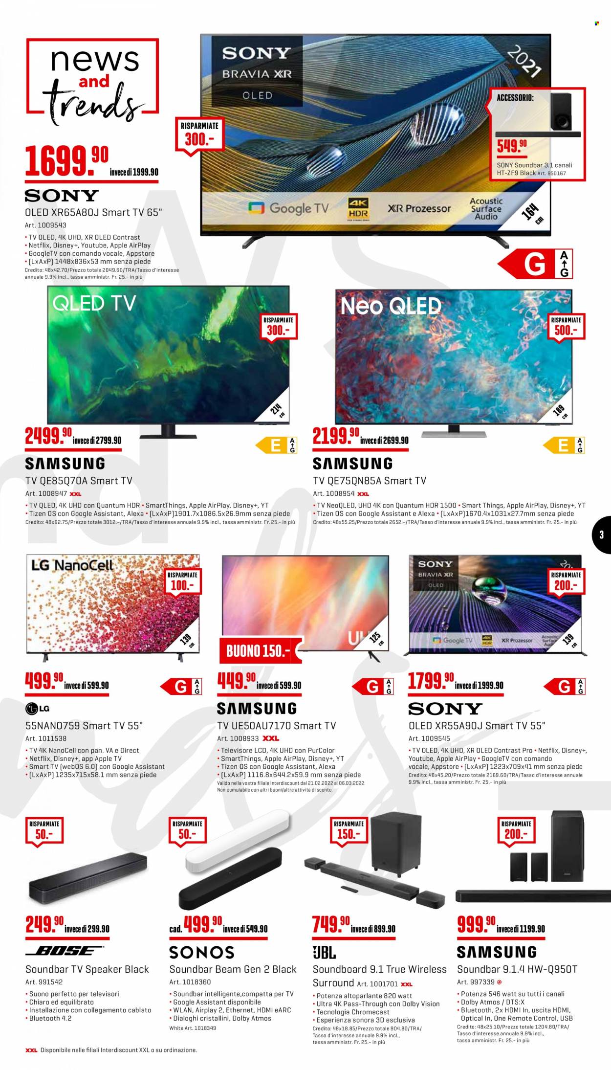 Volantino Interdiscount - 21.2.2022 - 6.3.2022. Pagina 3