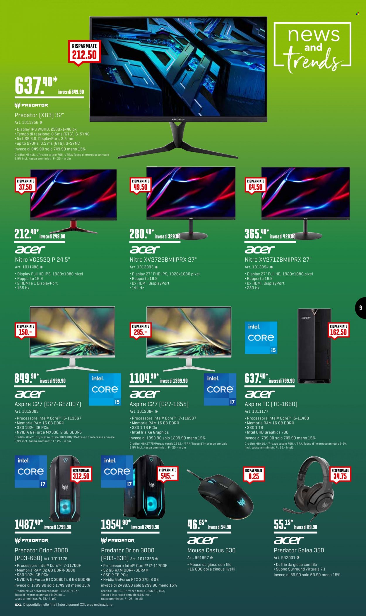 Volantino Interdiscount - 21.2.2022 - 6.3.2022. Pagina 9