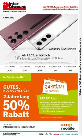 Volantino Interdiscount - 21.2.2022 - 6.3.2022.