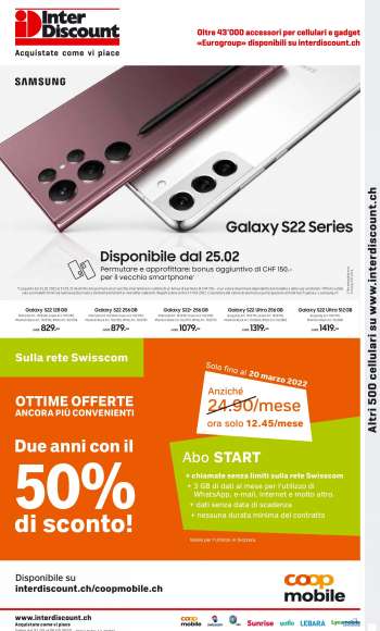 Prospekte Interdiscount - 21.2.2022 - 6.3.2022.