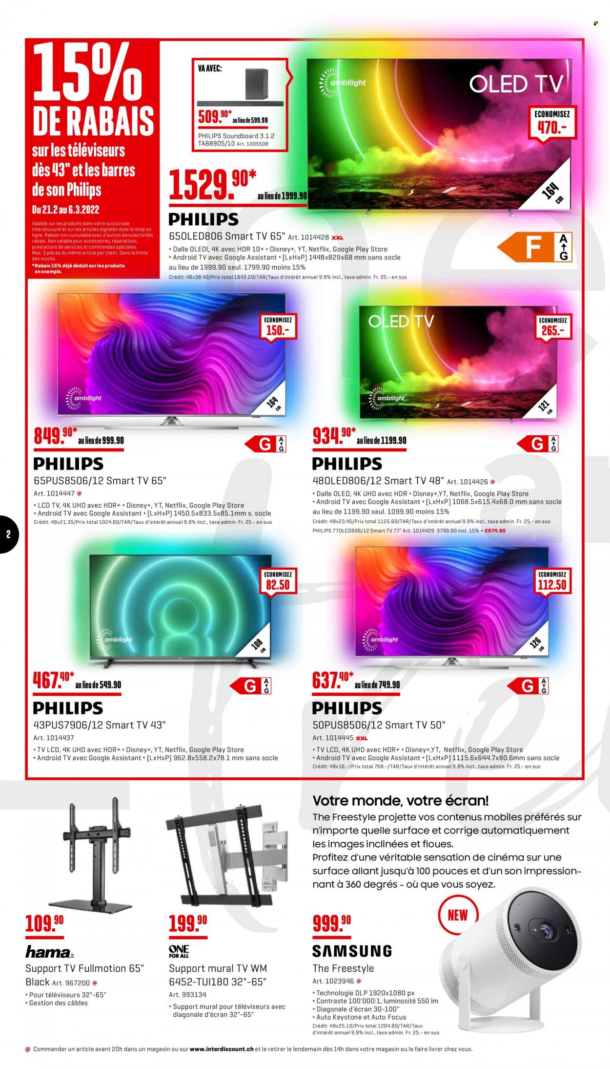 Catalogue Interdiscount - 21.2.2022 - 6.3.2022. Page 2