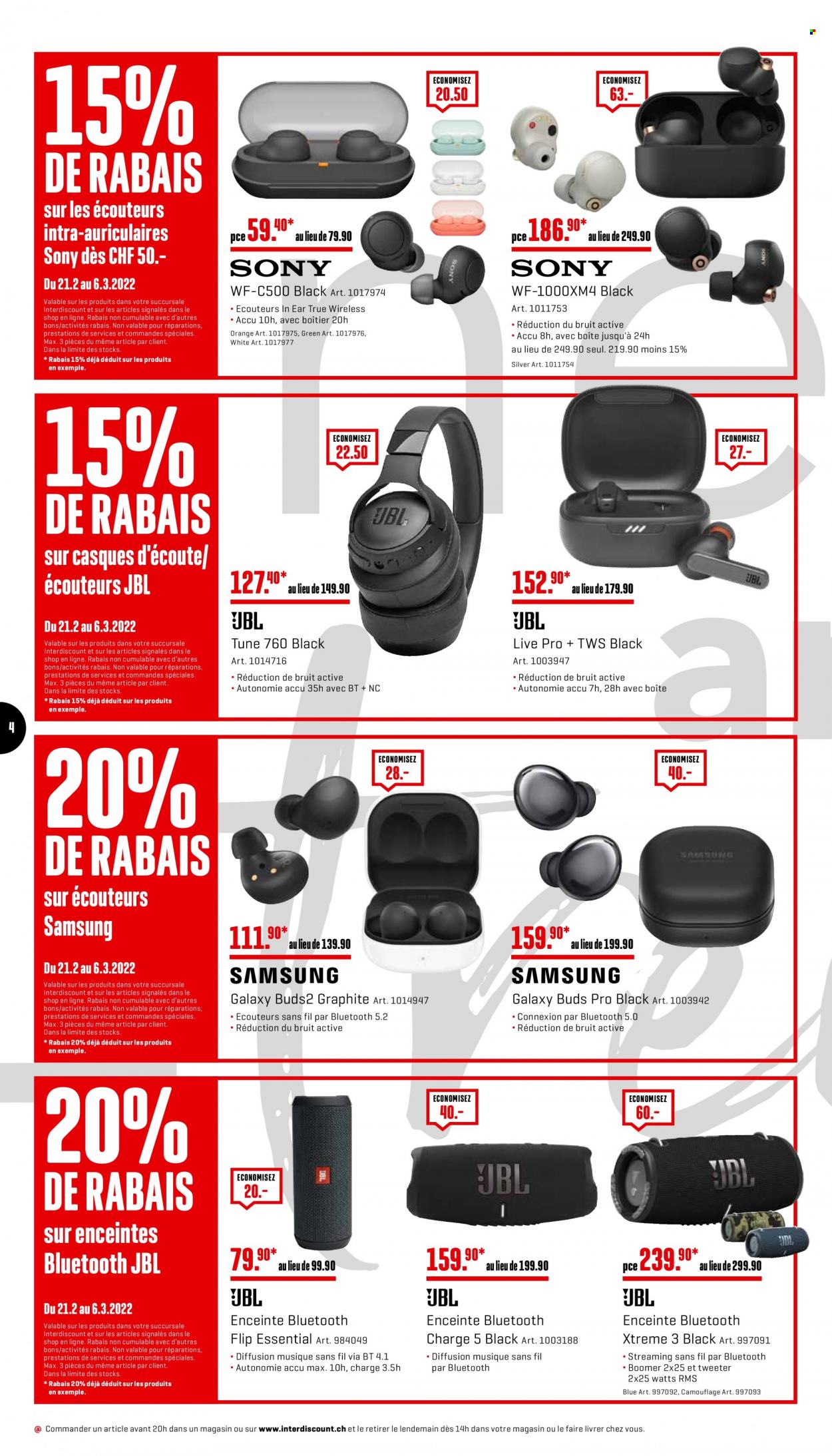 Catalogue Interdiscount - 21.2.2022 - 6.3.2022. Page 4
