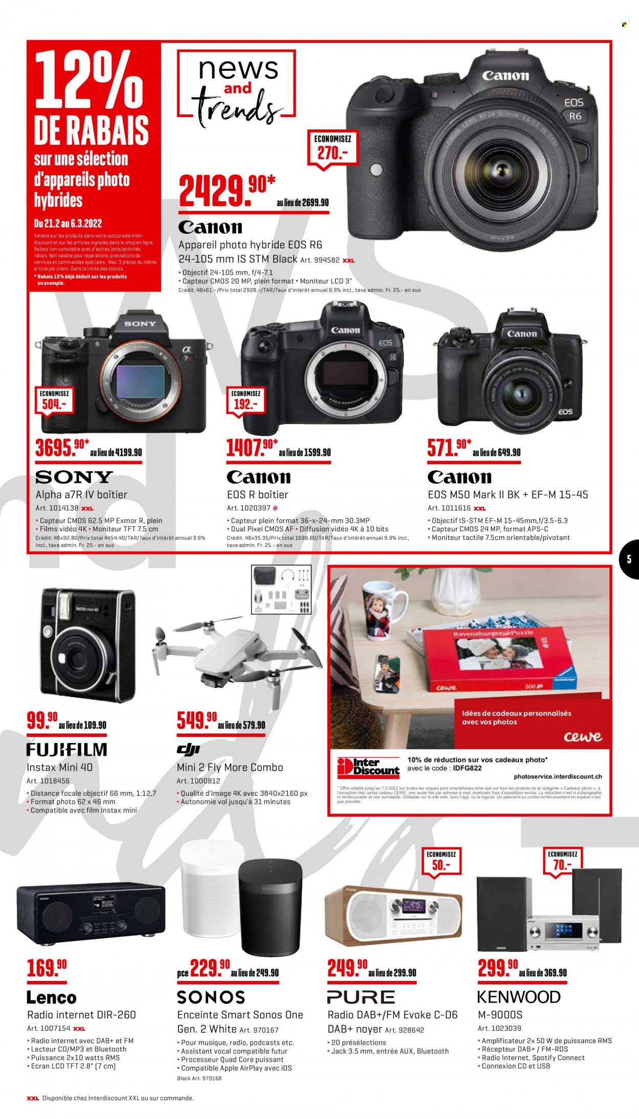 Catalogue Interdiscount - 21.2.2022 - 6.3.2022. Page 5