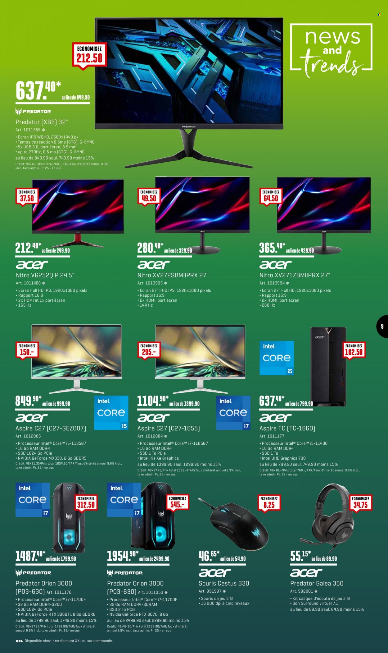 Catalogue Interdiscount - 21.2.2022 - 6.3.2022. Page 9
