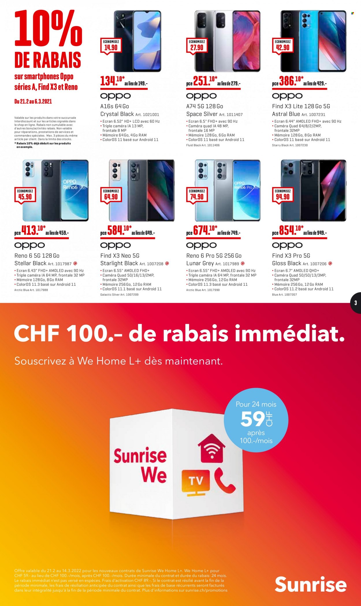 Volantino Interdiscount - 21.2.2022 - 6.3.2022. Pagina 3
