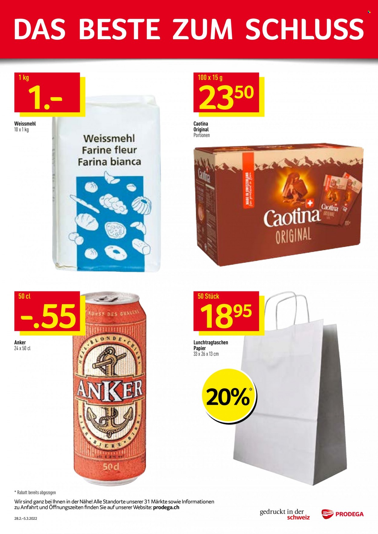Volantino Prodega - 28.2.2022 - 5.3.2022. Pagina 36