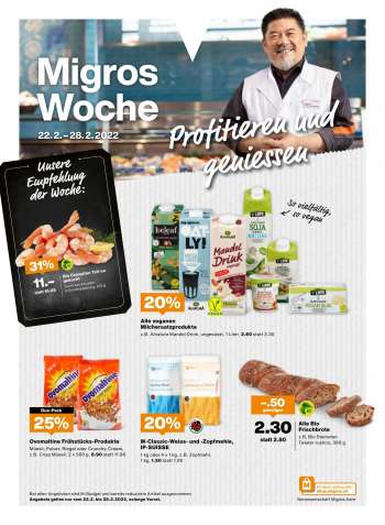 Catalogue Migros - 22.2.2022 - 28.2.2022.