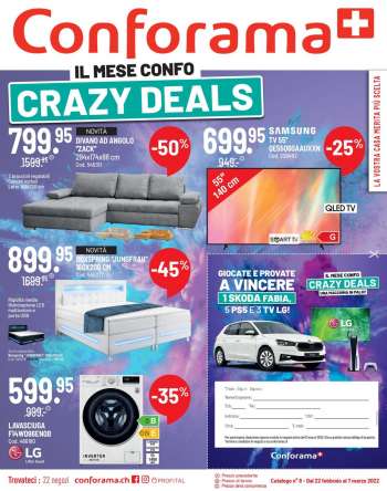 Catalogue Conforama - 22.2.2022 - 7.3.2022.