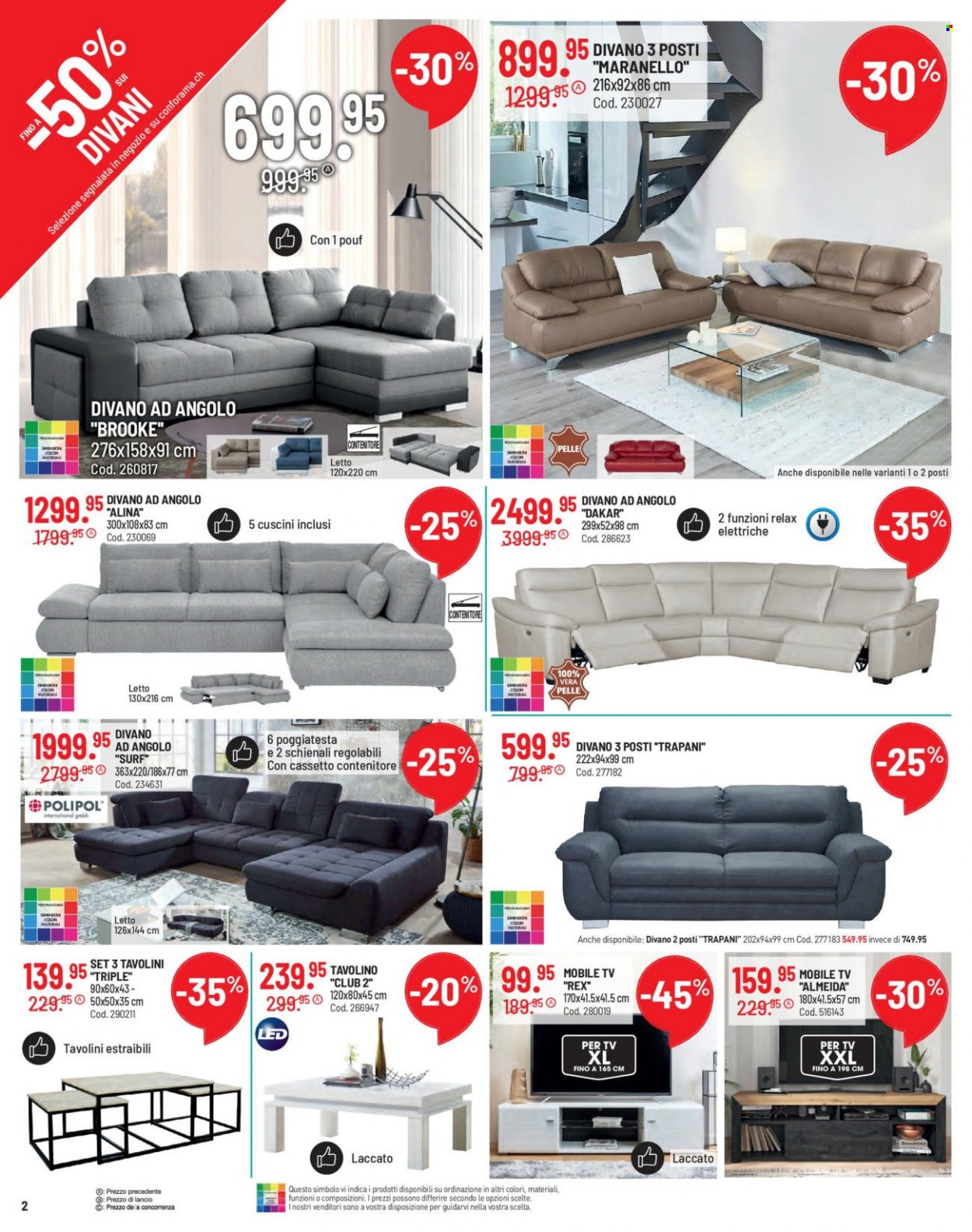 Volantino Conforama - 22.2.2022 - 7.3.2022. Pagina 2