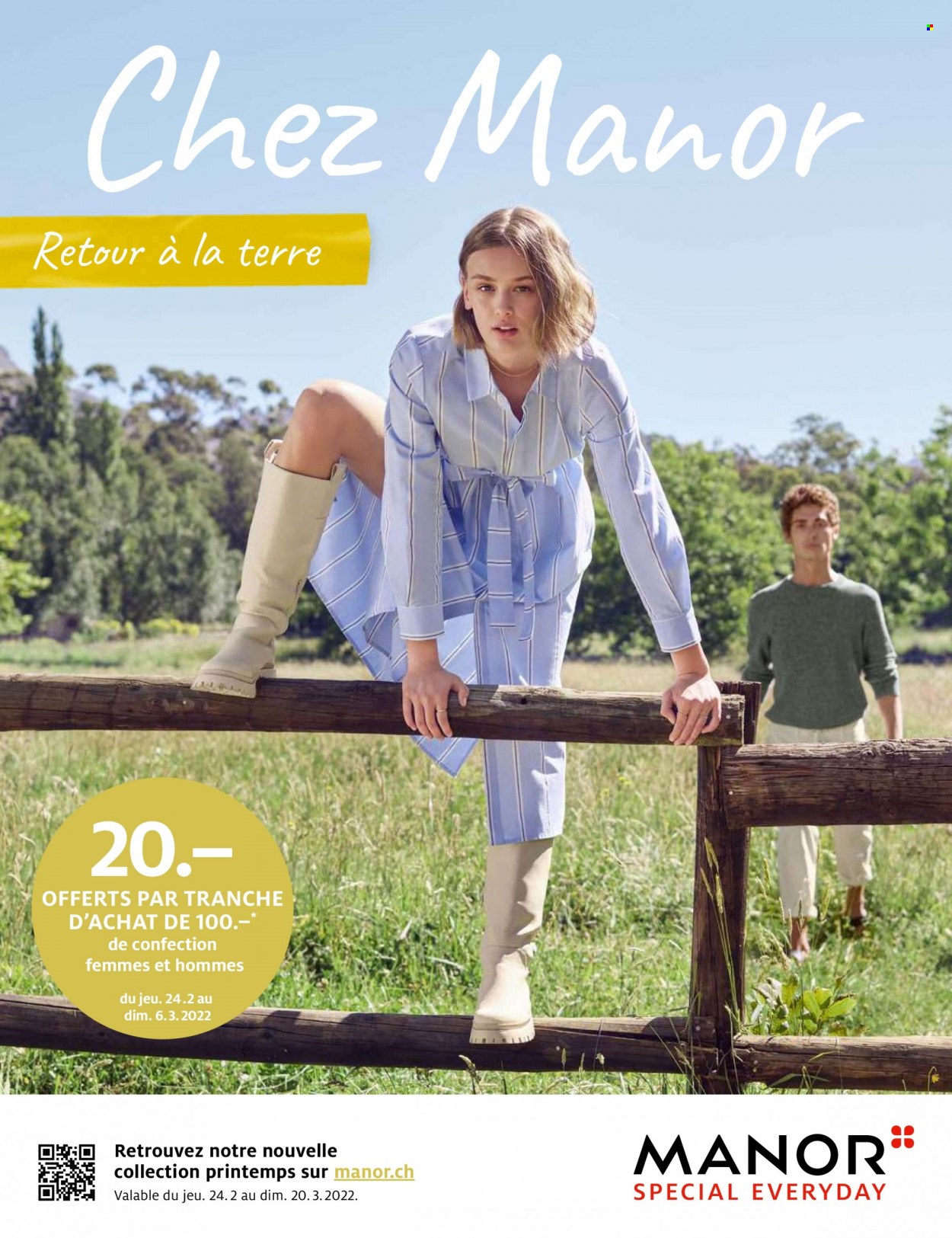 Prospekt Manor - 24.2.2022 - 20.3.2022. Seite 1