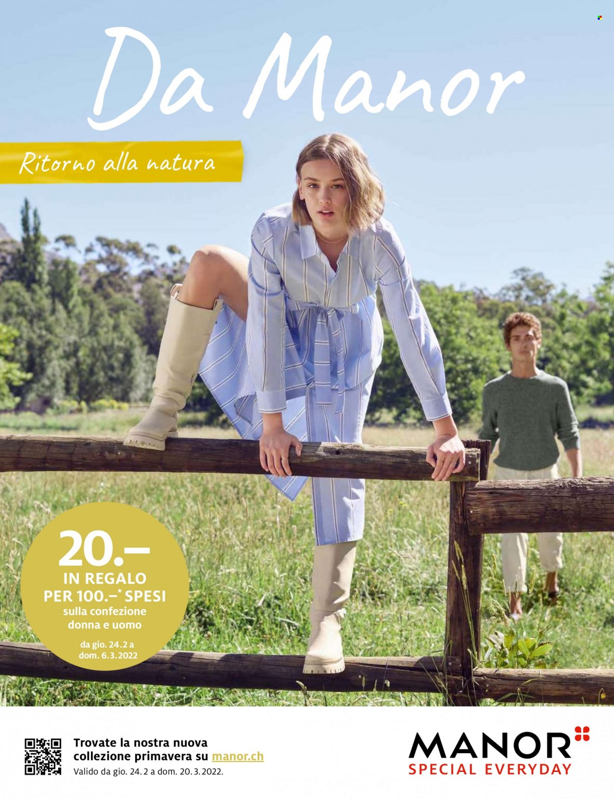 Prospekt Manor - 24.2.2022 - 20.3.2022. Seite 1