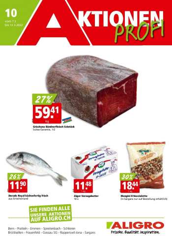 Prospekte ALIGRO - 7.3.2022 - 12.3.2022.