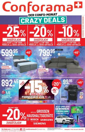 Catalogue Conforama - 1.3.2022 - 14.3.2022.