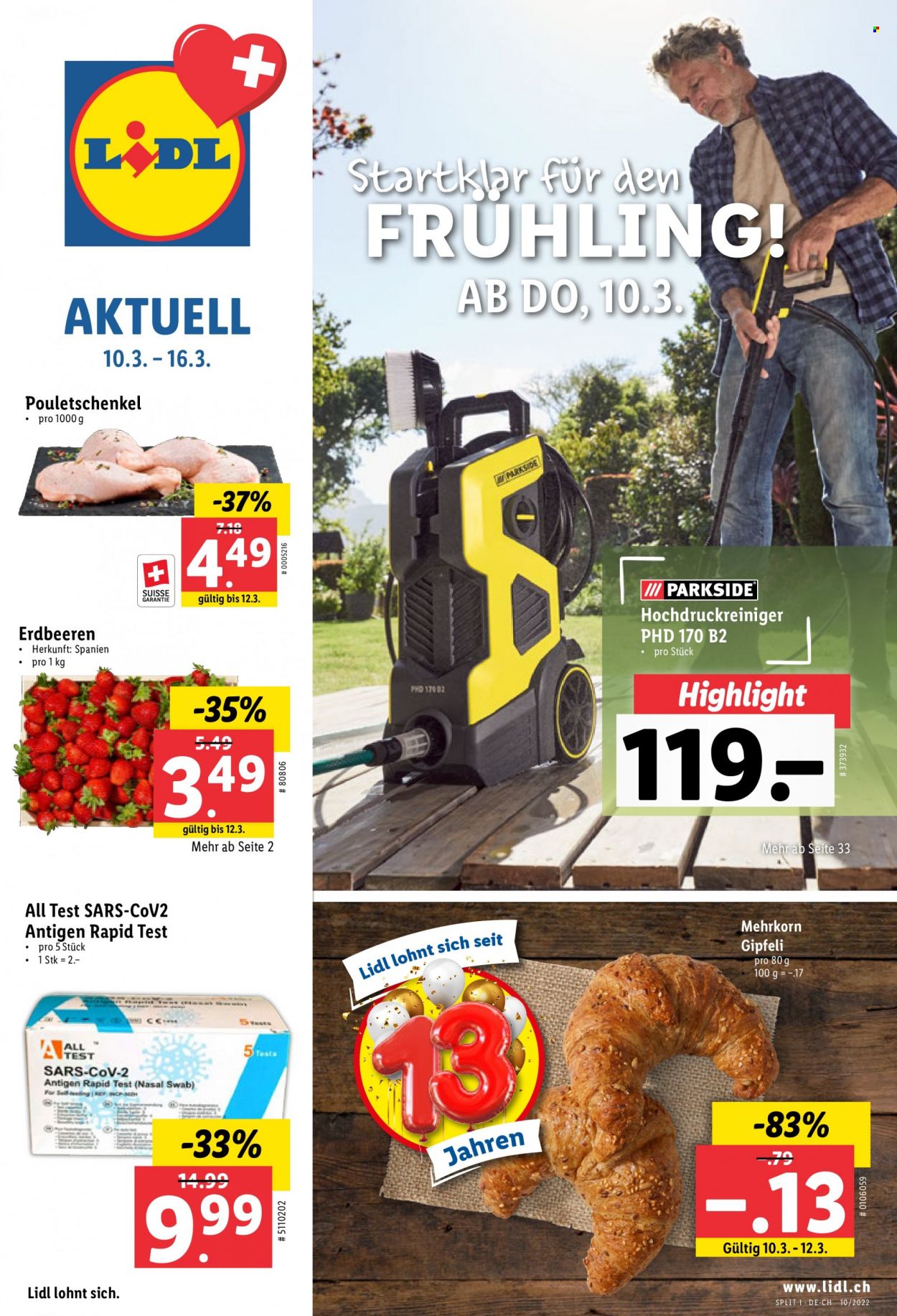Prospekt Lidl - 10.3.2022 - 16.3.2022. Seite 1