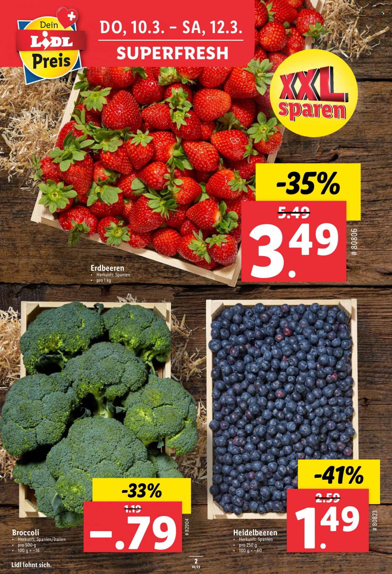 Prospekt Lidl - 10.3.2022 - 16.3.2022. Seite 2