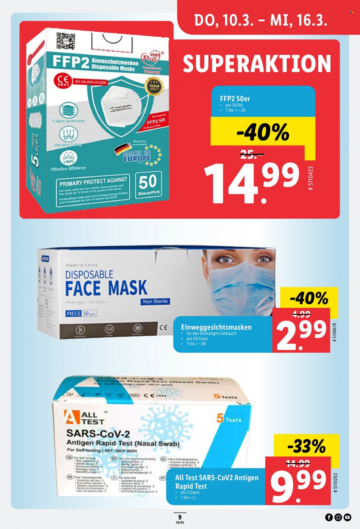 Prospekt Lidl - 10.3.2022 - 16.3.2022. Seite 9