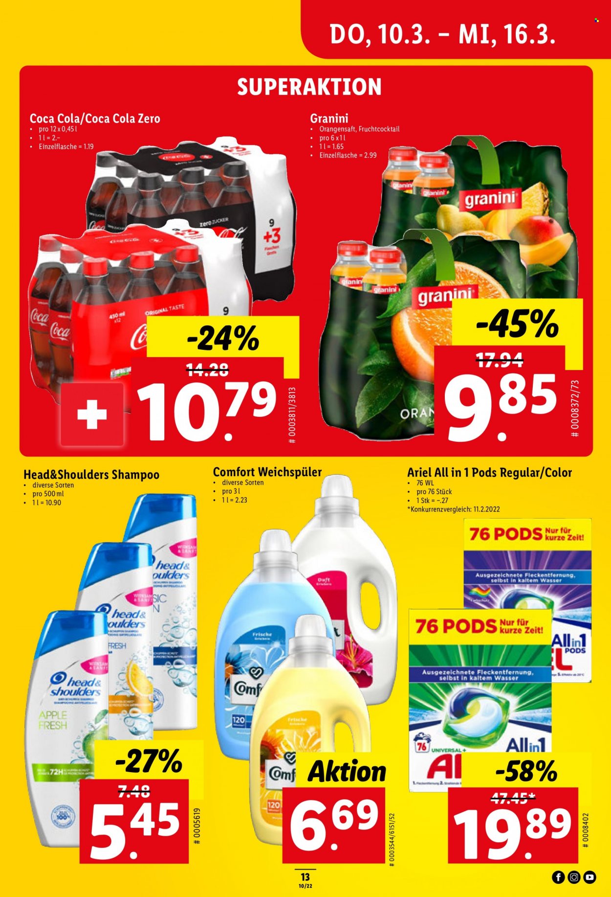 Prospekt Lidl - 10.3.2022 - 16.3.2022. Seite 13