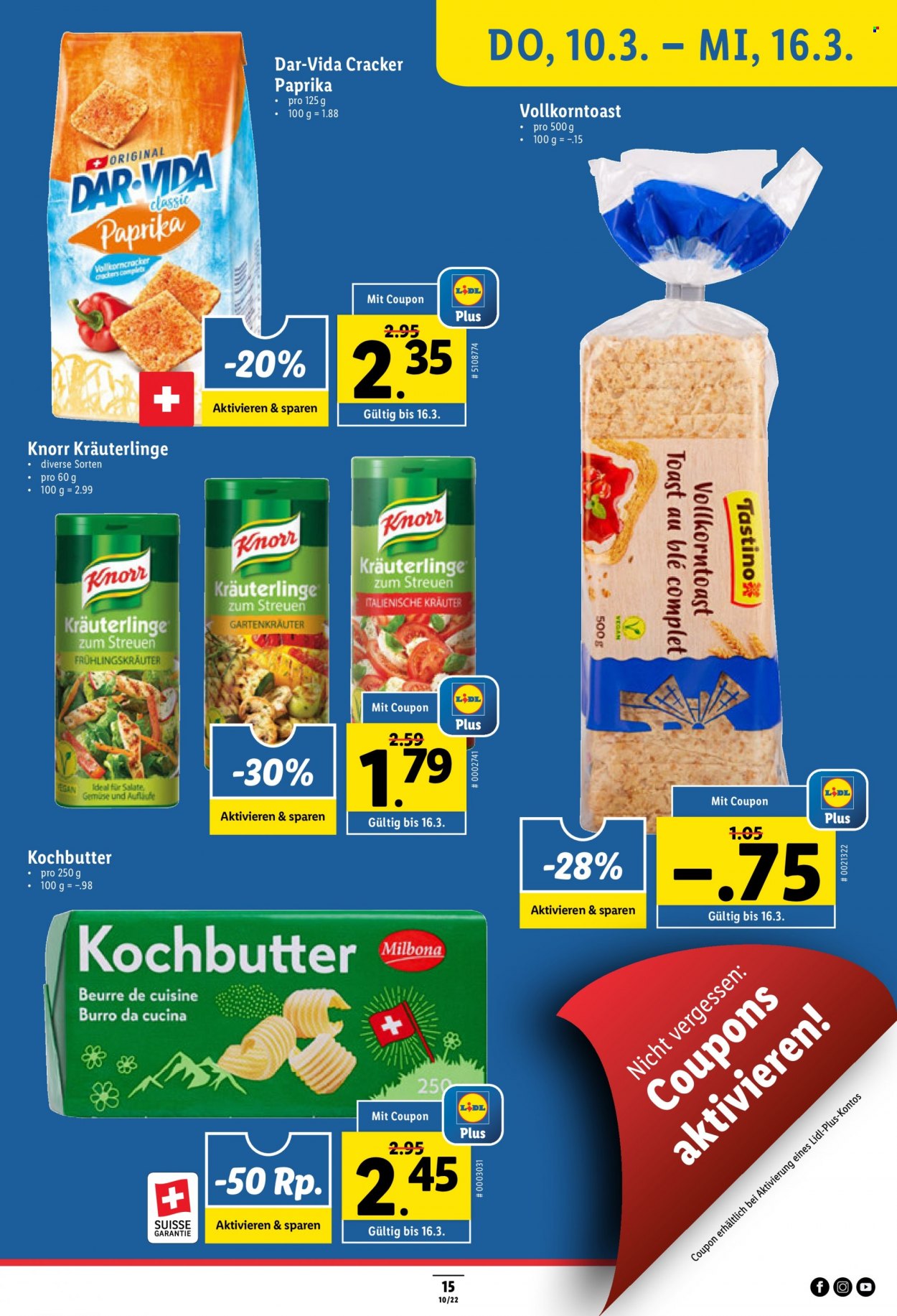 Prospekt Lidl - 10.3.2022 - 16.3.2022. Seite 15
