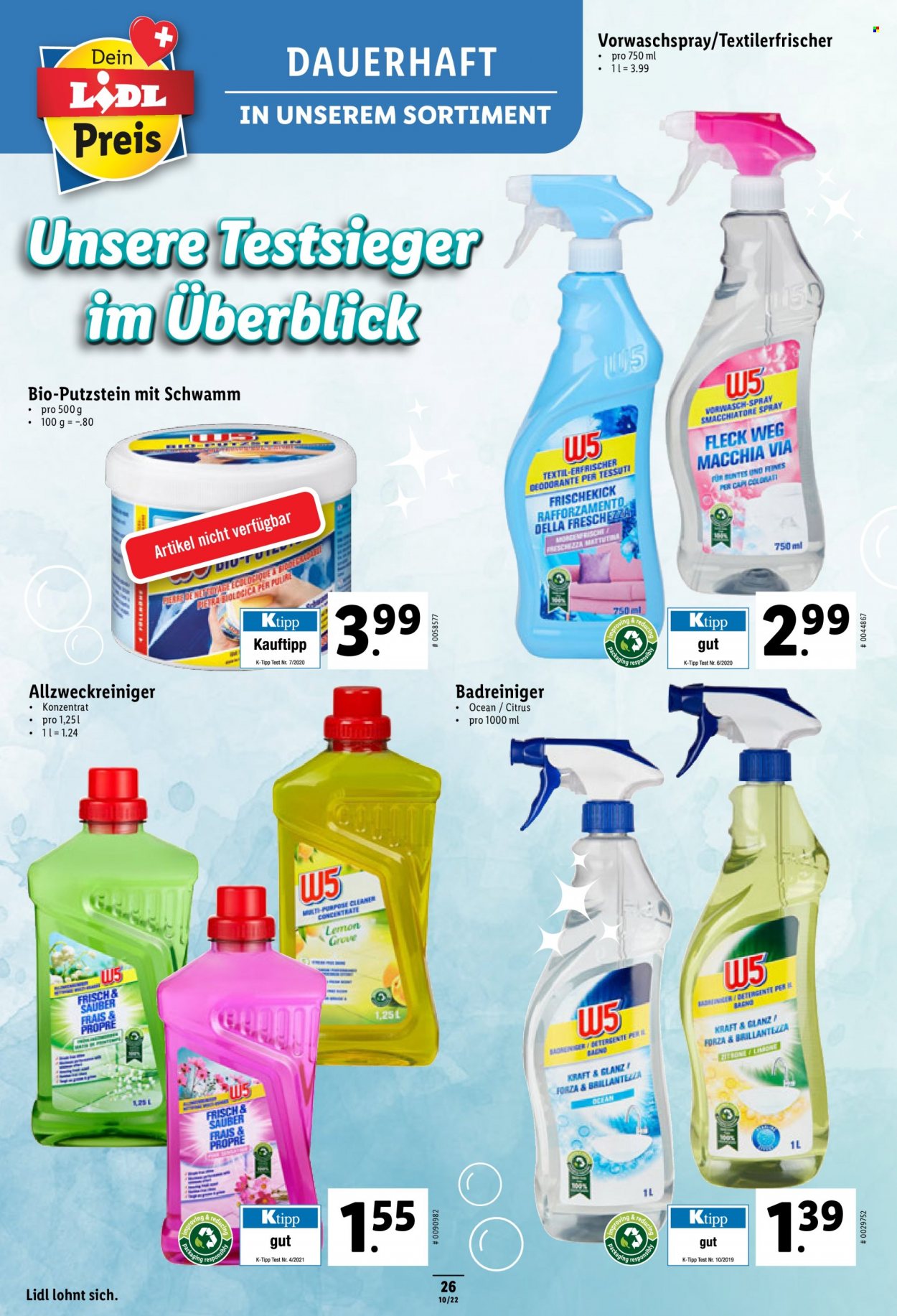 Prospekt Lidl - 10.3.2022 - 16.3.2022. Seite 26