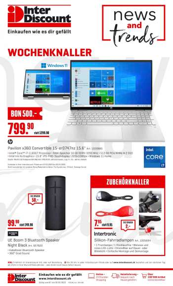 Catalogue Interdiscount - 7.3.2022 - 20.3.2022.