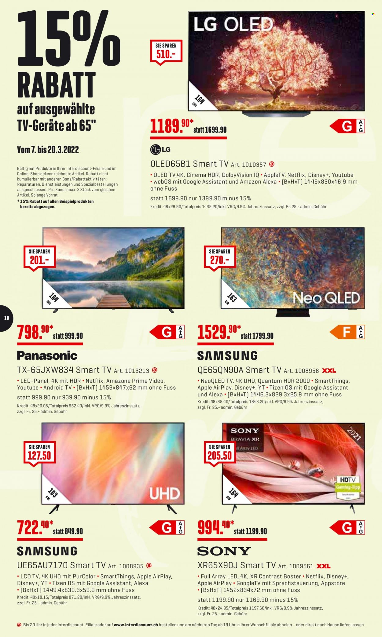 Volantino Interdiscount - 7.3.2022 - 20.3.2022. Pagina 10