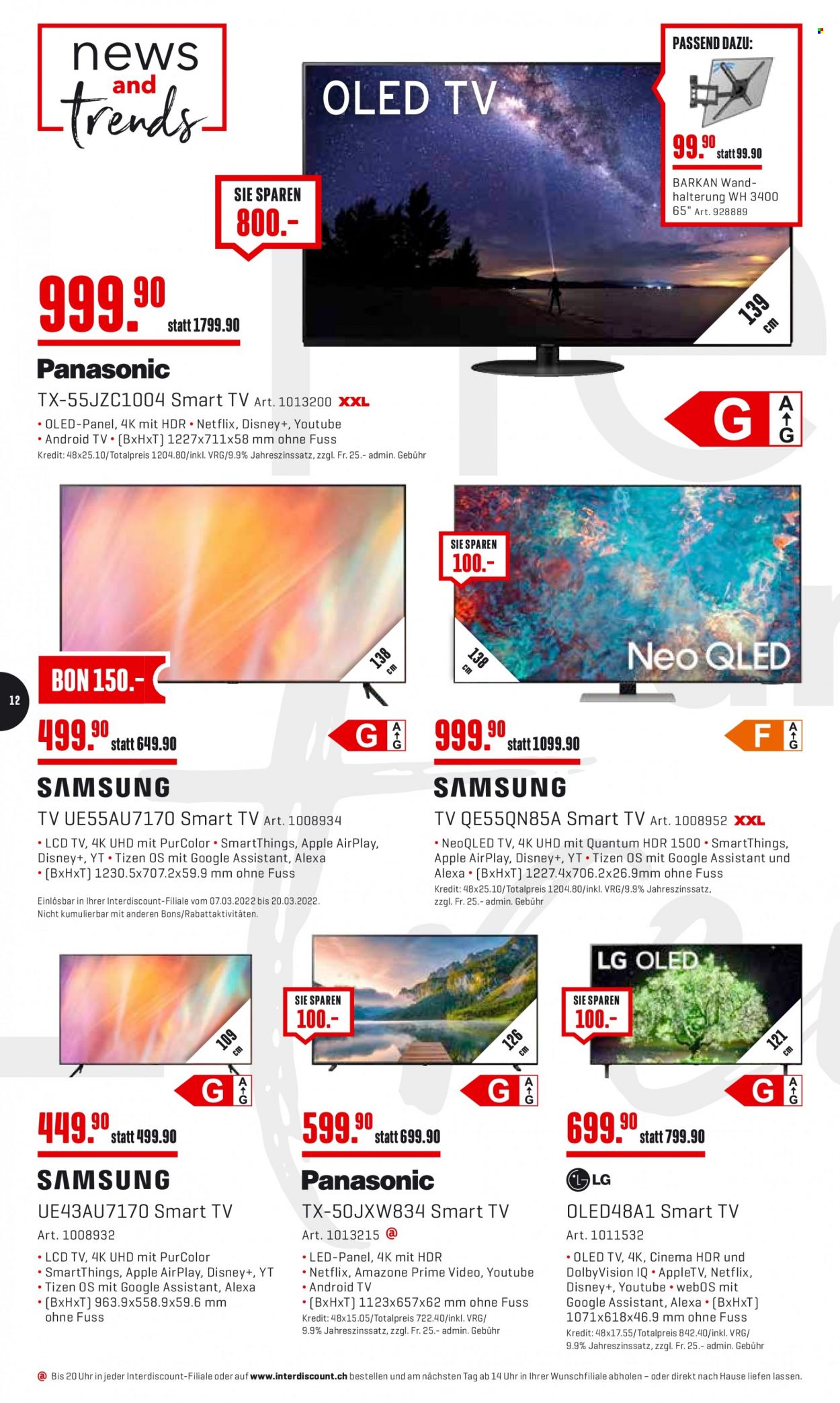 Volantino Interdiscount - 7.3.2022 - 20.3.2022. Pagina 12