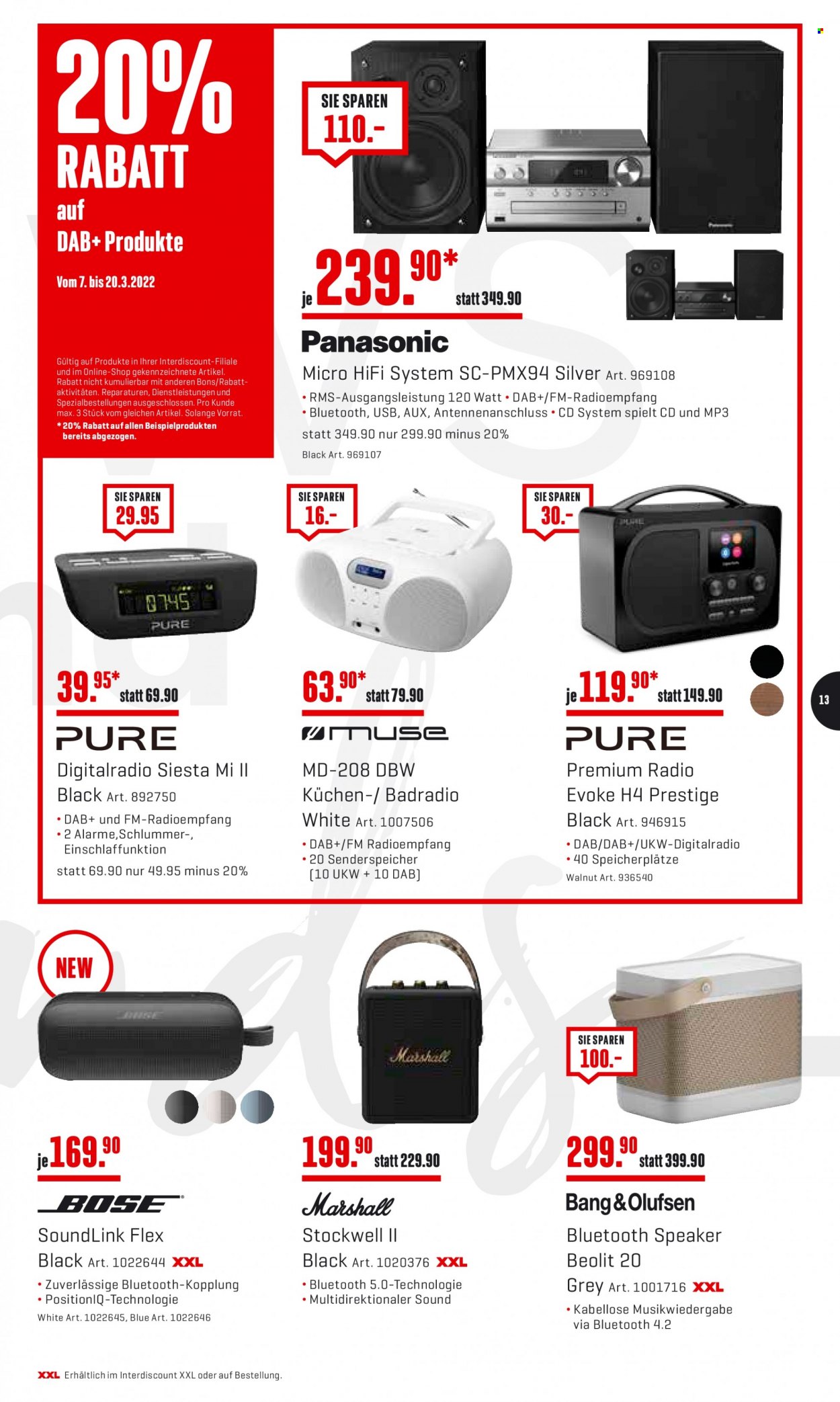 Volantino Interdiscount - 7.3.2022 - 20.3.2022. Pagina 13